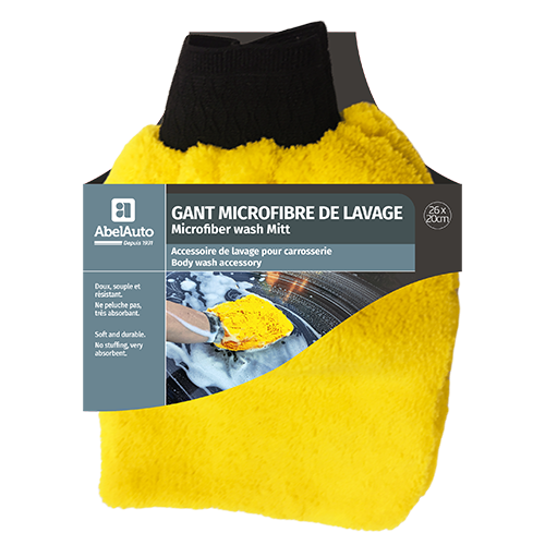 Gant Microfibre Épais Gants De Lavage De Voiture Étanche Nettoyage
